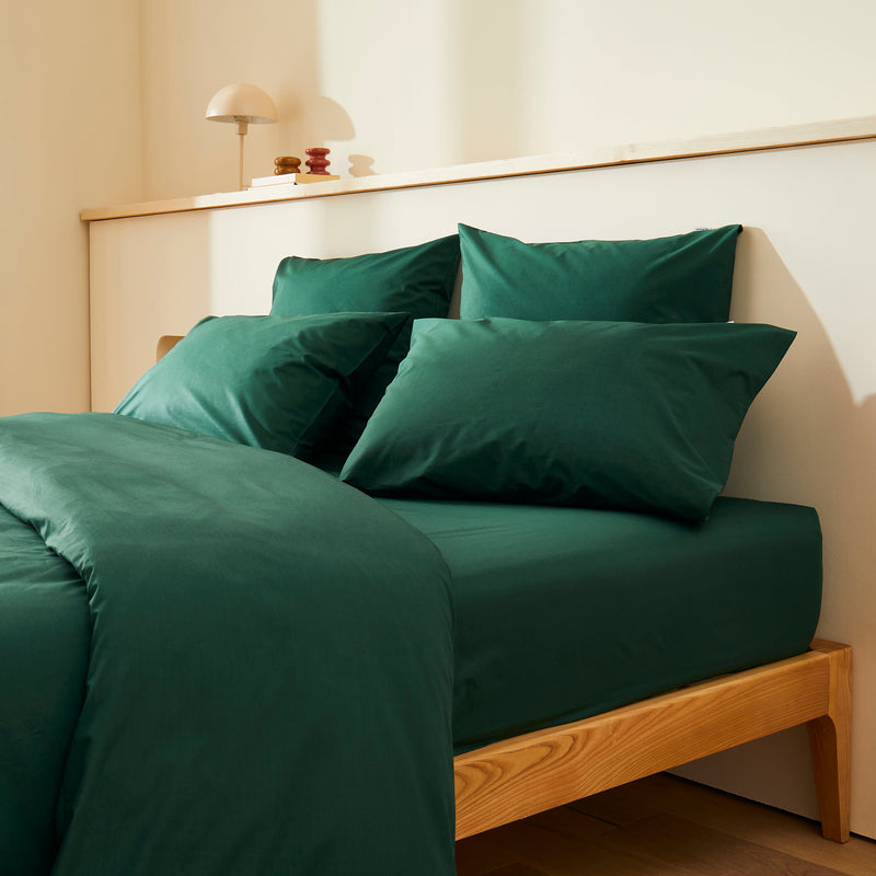 La housse de couette en percale de coton bio