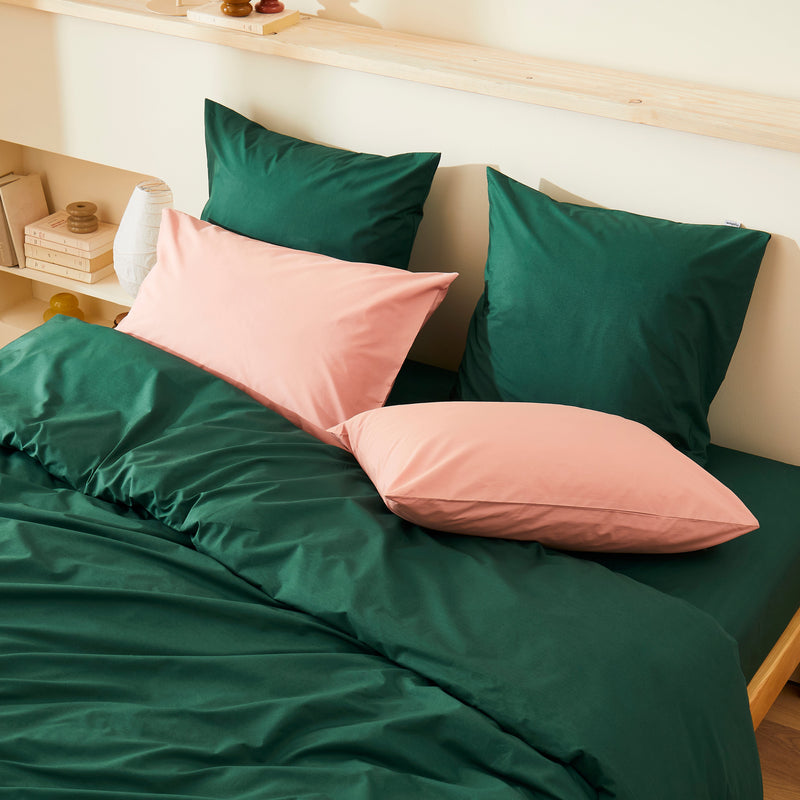 La housse de couette en percale de coton bio