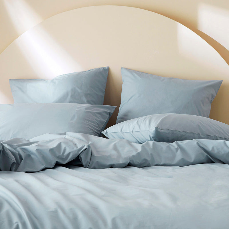La housse de couette en percale de coton bio