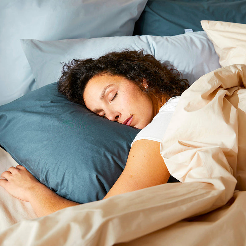 La taie d'oreiller en percale de coton bio