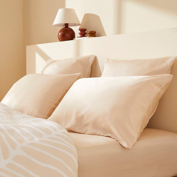 La taie d'oreiller en Tencel™ - Beige