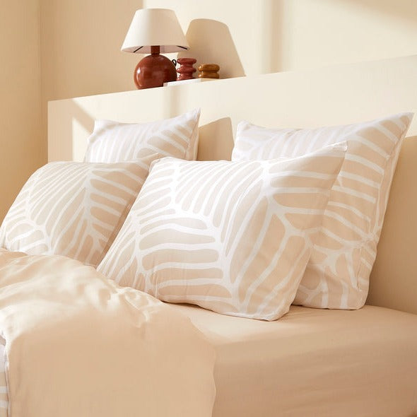 2 taies d'oreiller en Tencel™ - Dunes beige