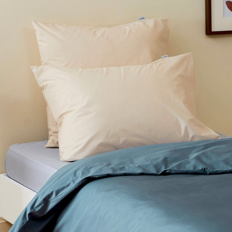 Taie d'oreiller enfant en percale de coton bio