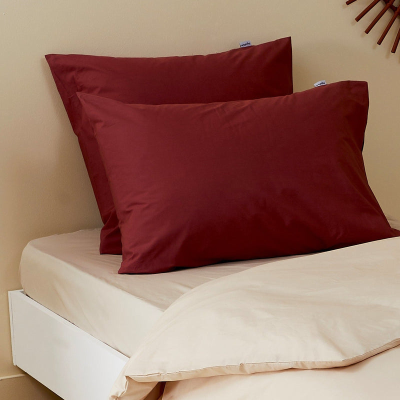 Taie d'oreiller enfant en percale de coton bio