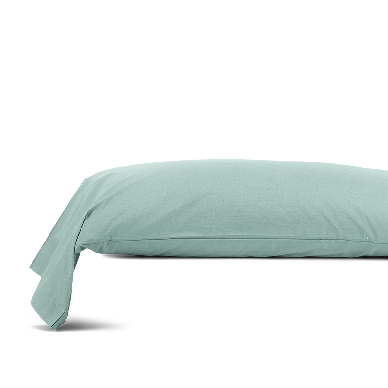 La taie de traversin en percale de coton bio