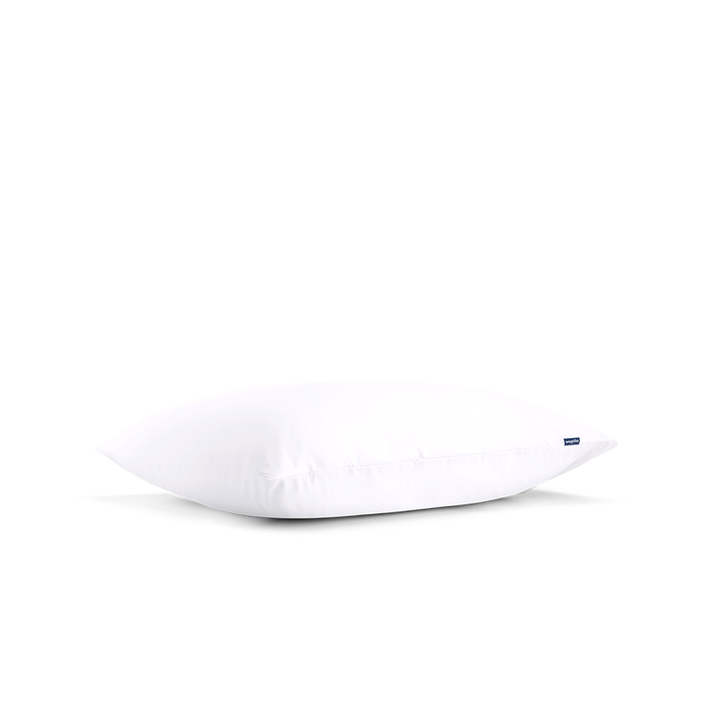 2 taies d'oreiller en percale de coton bio