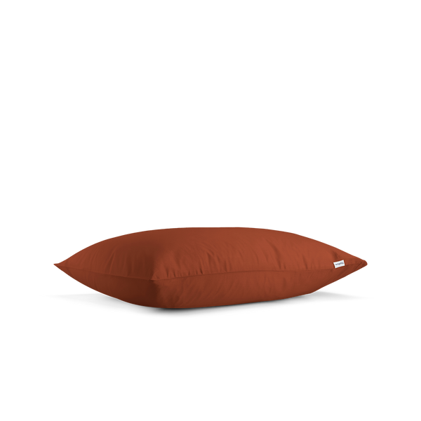 2 taies d'oreiller en satin de coton bio