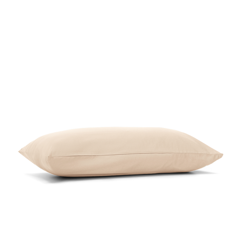 La taie de traversin wonderpilo en satin de coton bio