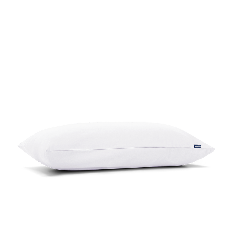 La taie de traversin wonderpilo en satin de coton bio