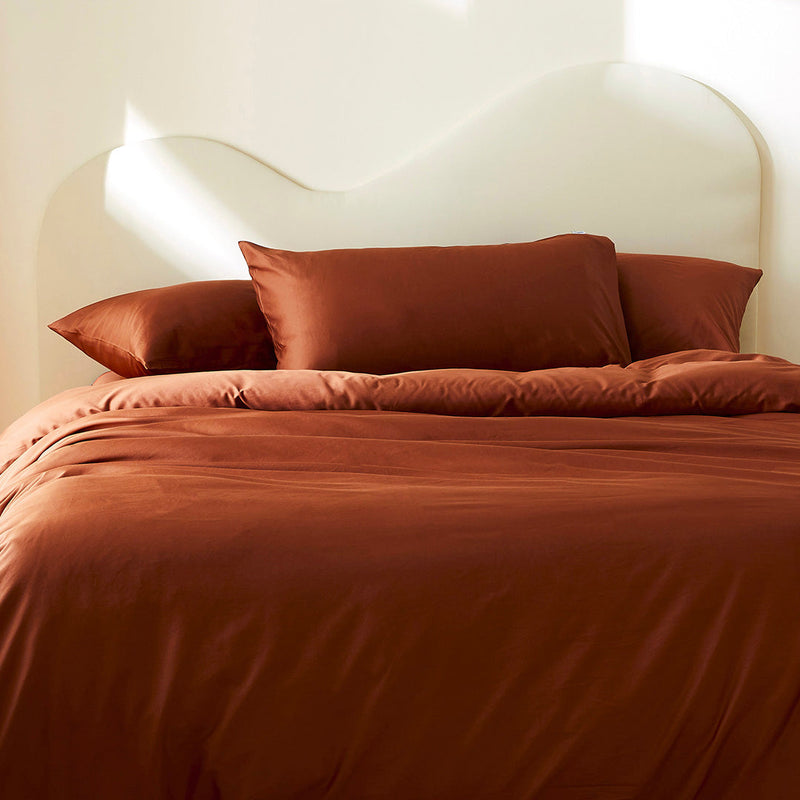 La taie de traversin wonderpilo en satin de coton bio