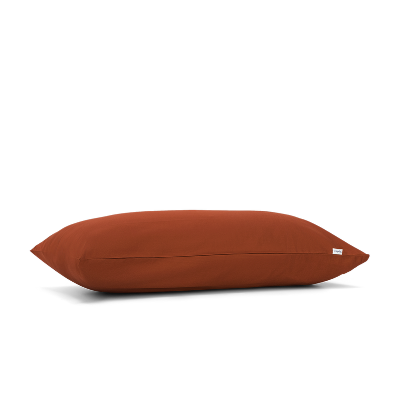 La taie de traversin wonderpilo en satin de coton bio