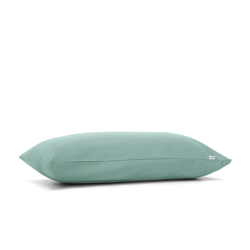 La taie de traversin wonderpilo en satin de coton bio