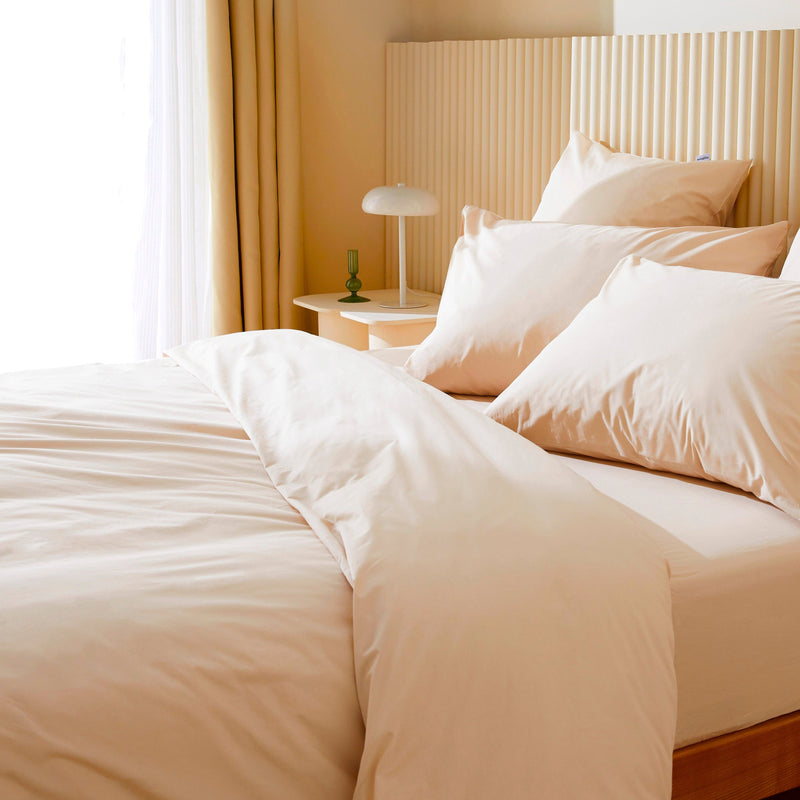 La housse de couette en percale de coton bio