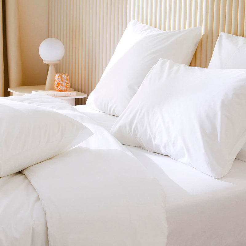 La housse de couette en percale de coton bio