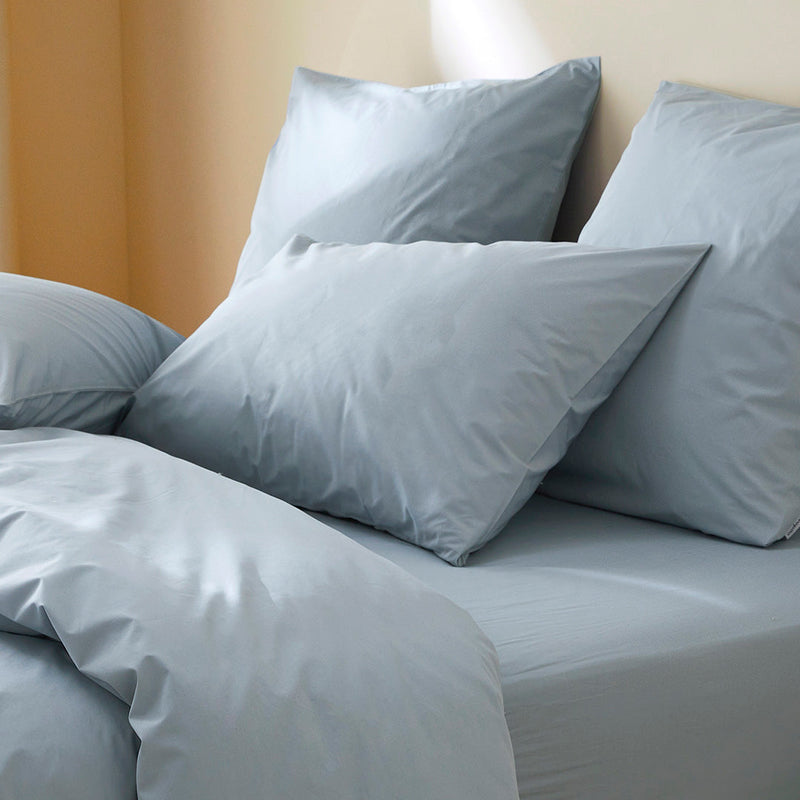 La housse de couette en percale de coton bio