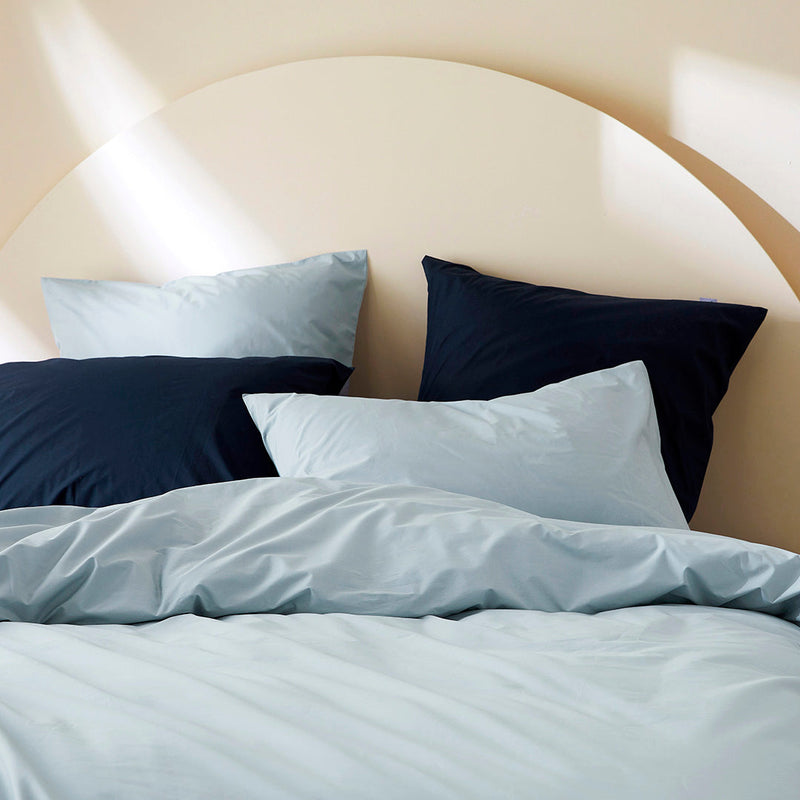 La housse de couette en percale de coton bio