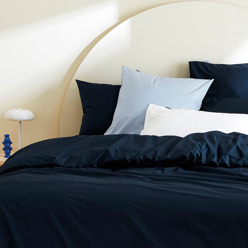 La housse de couette en percale de coton bio