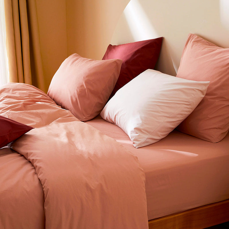 La housse de couette en percale de coton bio