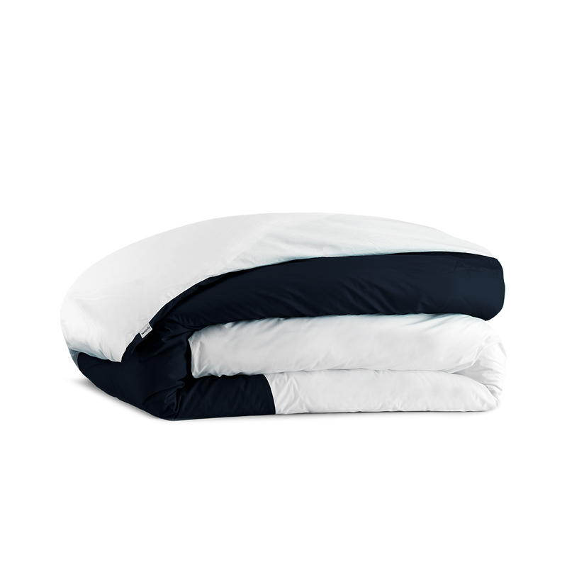 La housse de couette en percale de coton bio