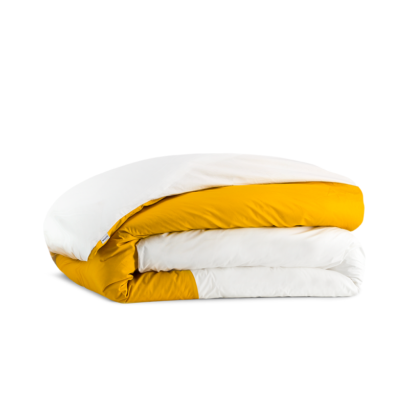 La housse de couette en percale de coton bio