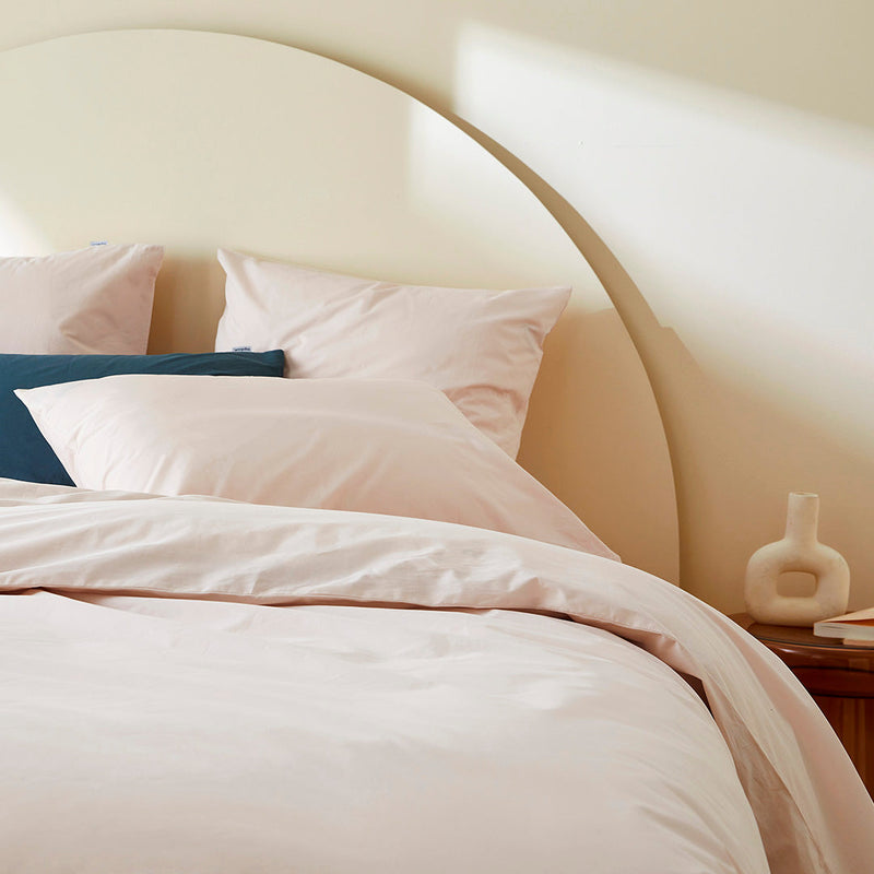 La housse de couette en percale de coton bio