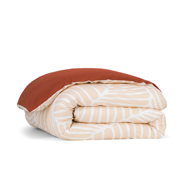 La housse de couette en percale de coton bio