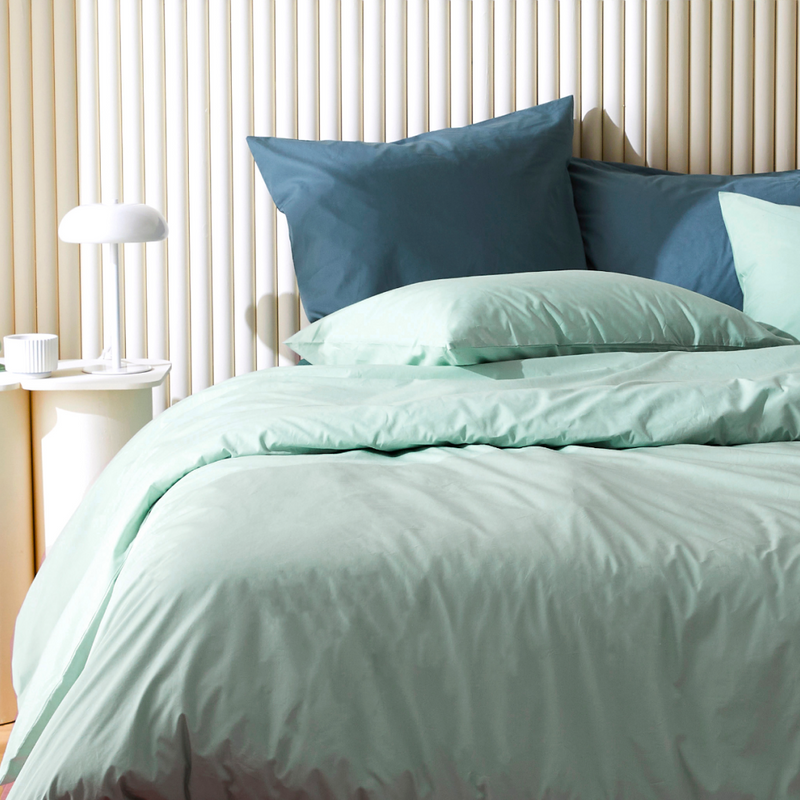 La housse de couette en percale de coton bio