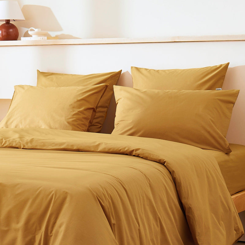 La taie d'oreiller en percale de coton bio