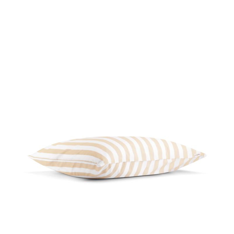 2 taies d'oreiller en percale de coton bio