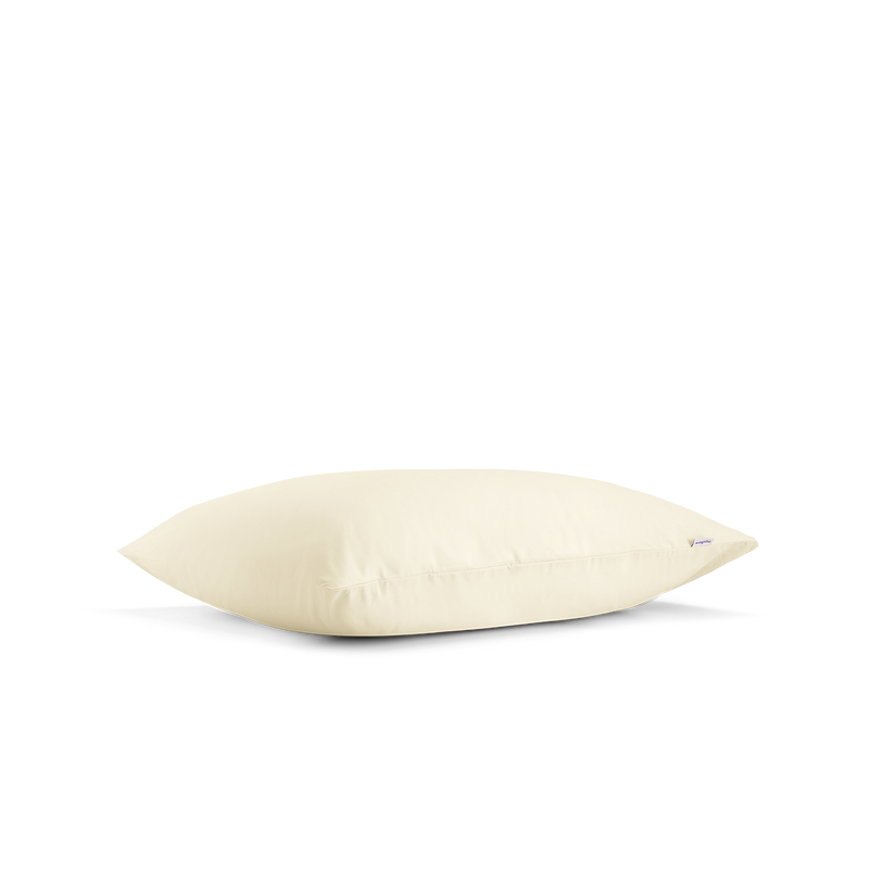 La taie d'oreiller en percale de coton bio