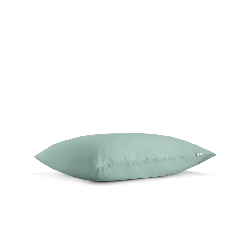 La taie d'oreiller en percale de coton bio